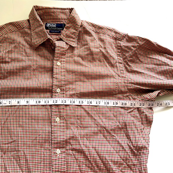 Ralph Lauren Polo Mens's Button Up Shirt Top Button Down Long Sleeve, 15 1/2 -33 - Picture 9 of 10
